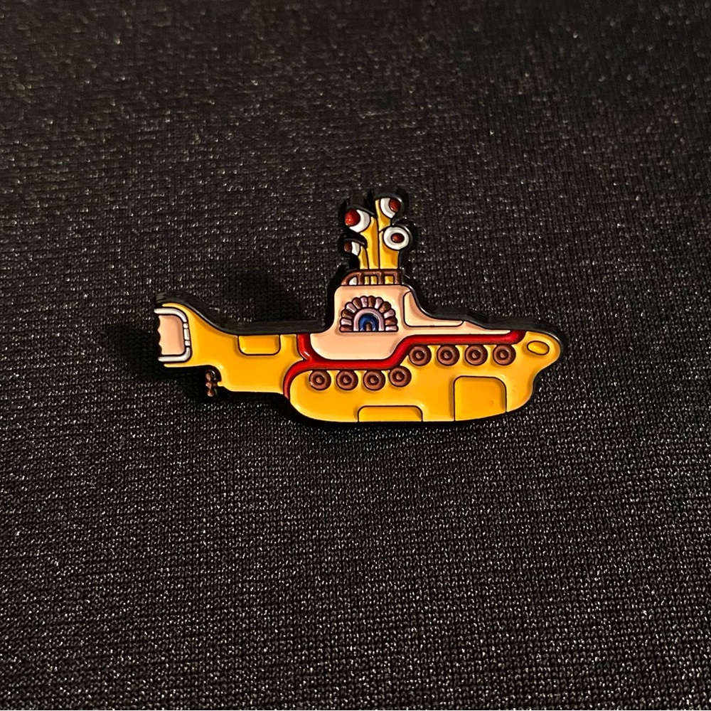 Our friends are all on board the Yellow Submarine | Unisex pins & magnets